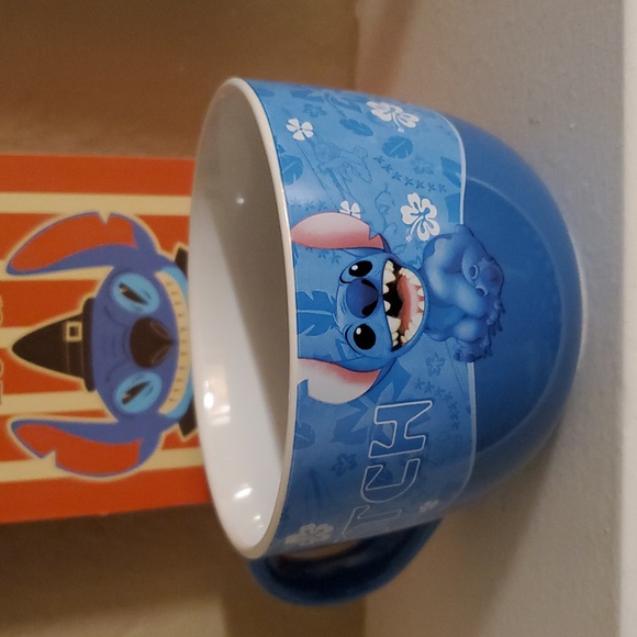 Blue Stitch Mug Large 5x4 NWT - Picture 5 of 7